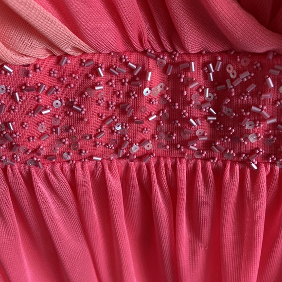 Rampage, Barbiecore, Y2K, prom, party evening dress, embroidery beads sequins - Picture 7 of 8